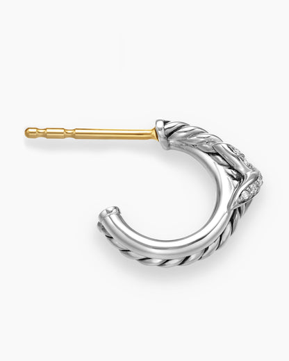 David Yurman Petite X Hoop Earrings David Yurman Women’s