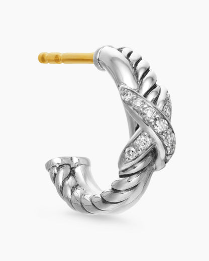 David Yurman Petite X Hoop Earrings David Yurman Women’s