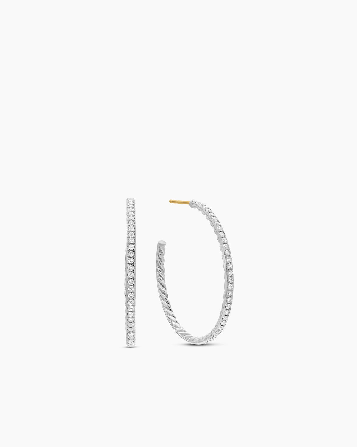 David Yurman Pavé Hoop Earrings David Yurman Women’s