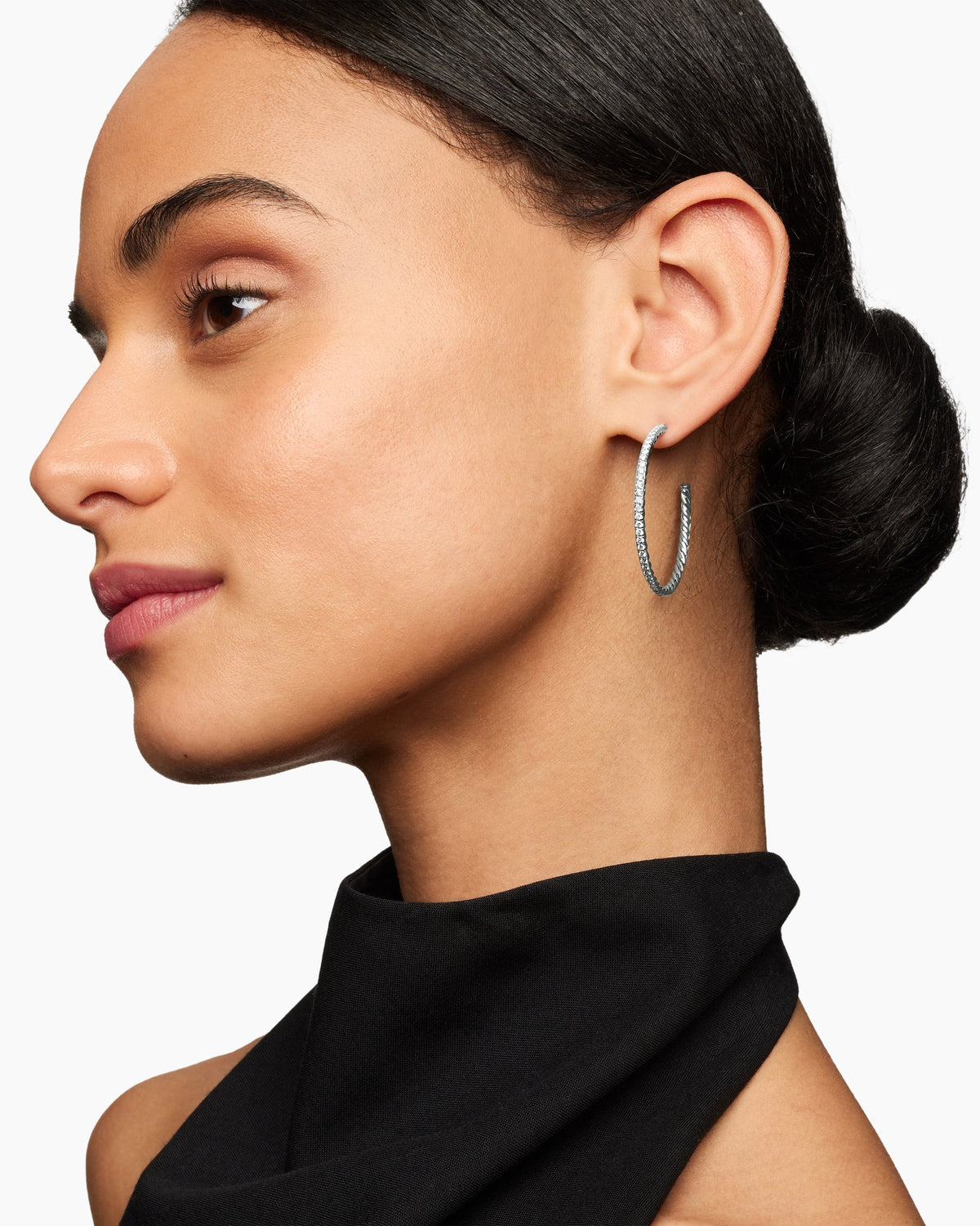 David Yurman Pavé Hoop Earrings David Yurman Women’s