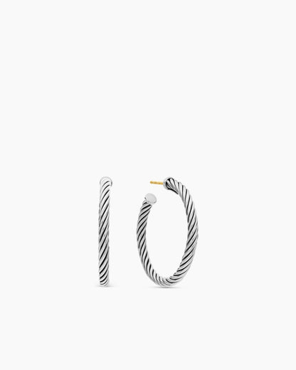 David Yurman Cable Hoop Earrings David Yurman Women’s