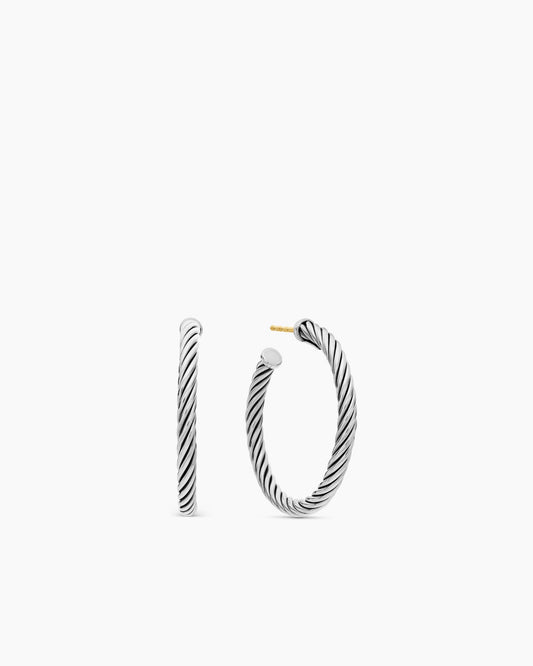 David Yurman Cable Hoop Earrings David Yurman Women’s