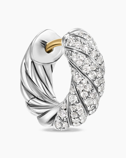 David Yurman Sculpted Cable Hoop Earrings David Yurman Women’s