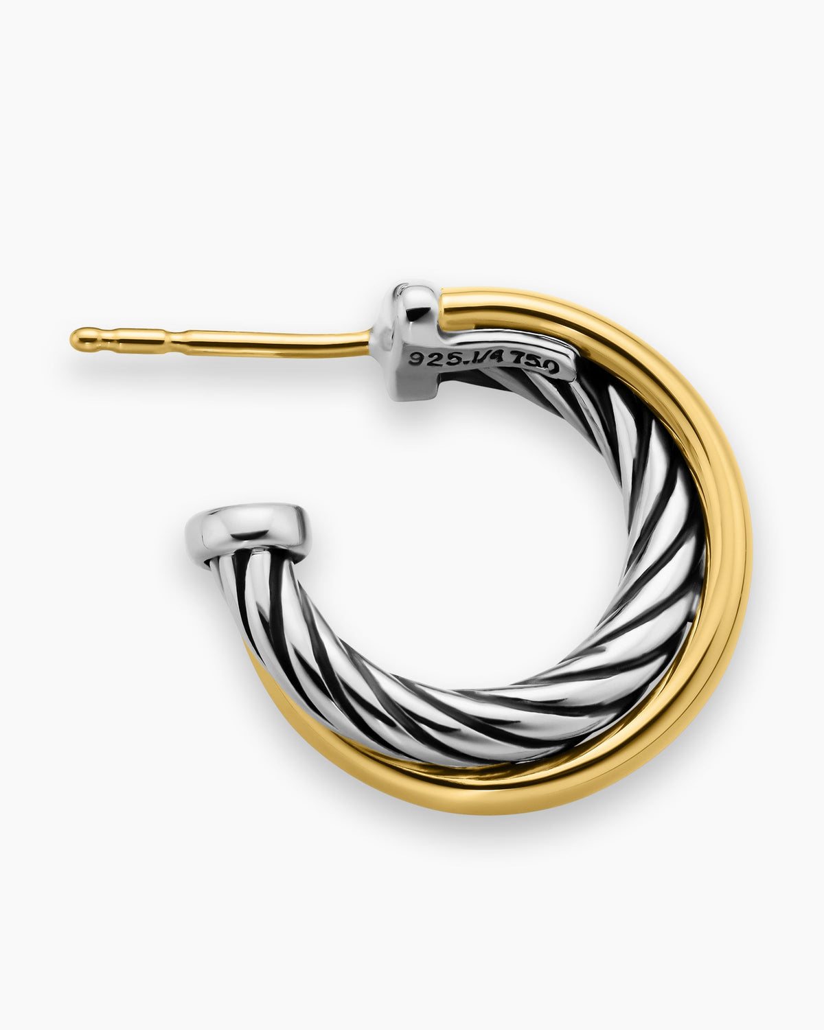 David Yurman Crossover Hoop Earrings David Yurman Women’s