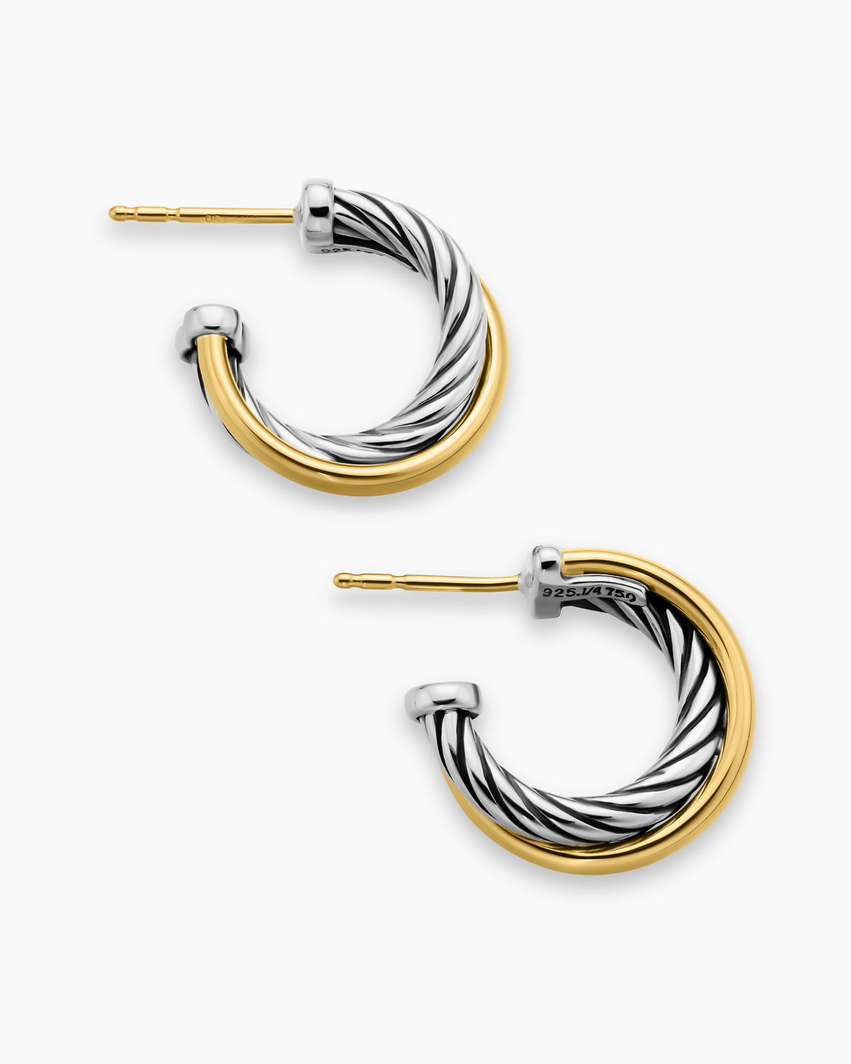 David Yurman Crossover Hoop Earrings David Yurman Women’s