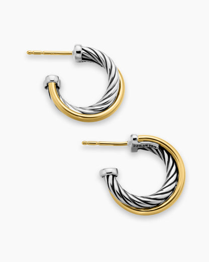 David Yurman Crossover Hoop Earrings David Yurman Women’s