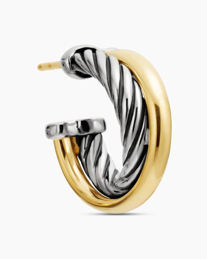 David Yurman Crossover Hoop Earrings David Yurman Women’s