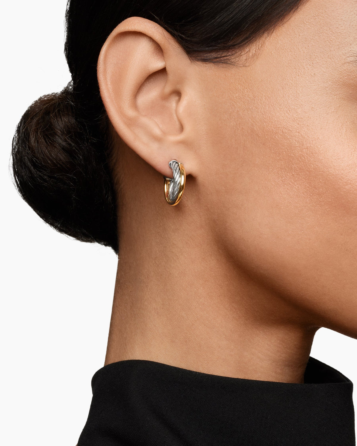 David Yurman Crossover Hoop Earrings David Yurman Women’s