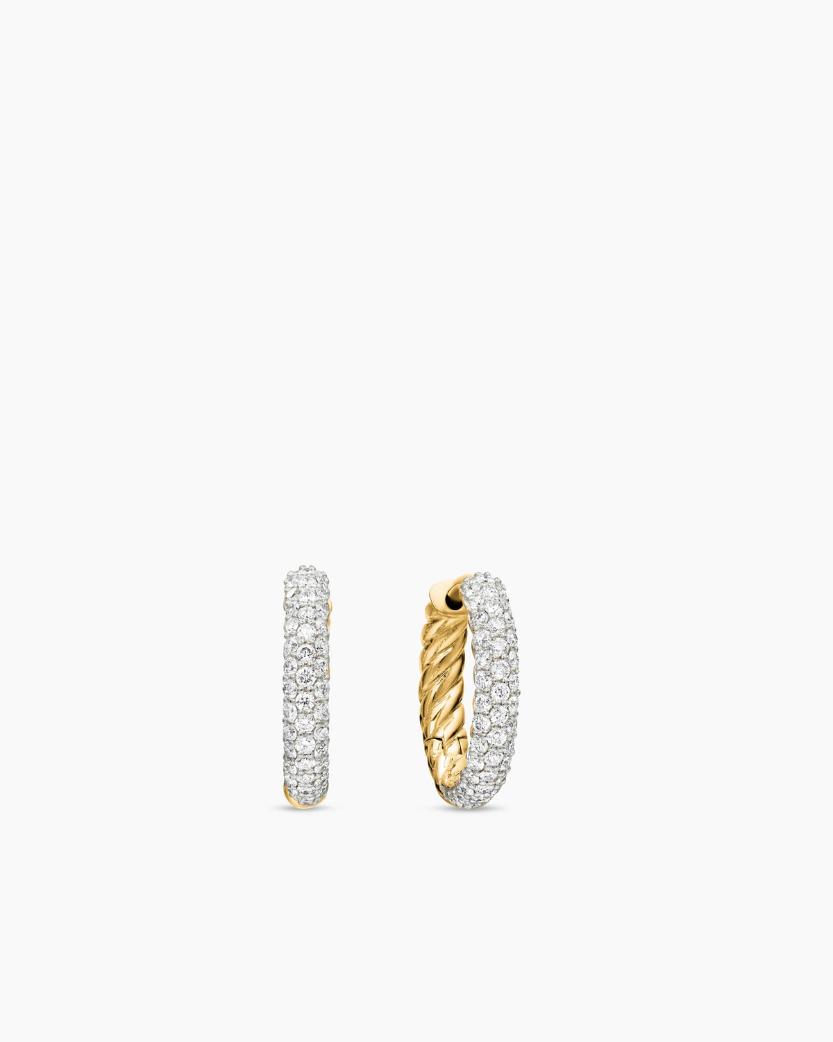 David Yurman Petite Pavé Huggie Hoop Earrings David Yurman Women’s