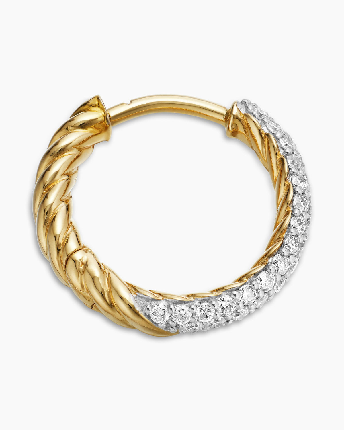 David Yurman Petite Pavé Huggie Hoop Earrings David Yurman Women’s