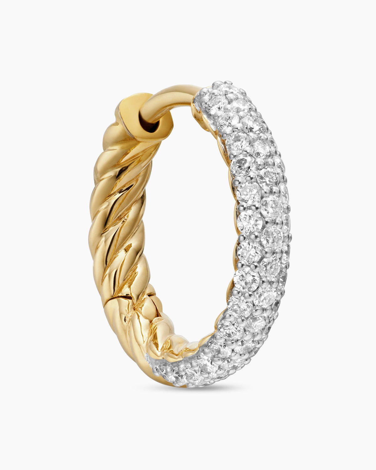 David Yurman Petite Pavé Huggie Hoop Earrings David Yurman Women’s
