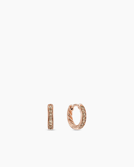 David Yurman Petite Pavé Huggie Hoop Earrings David Yurman Women’s