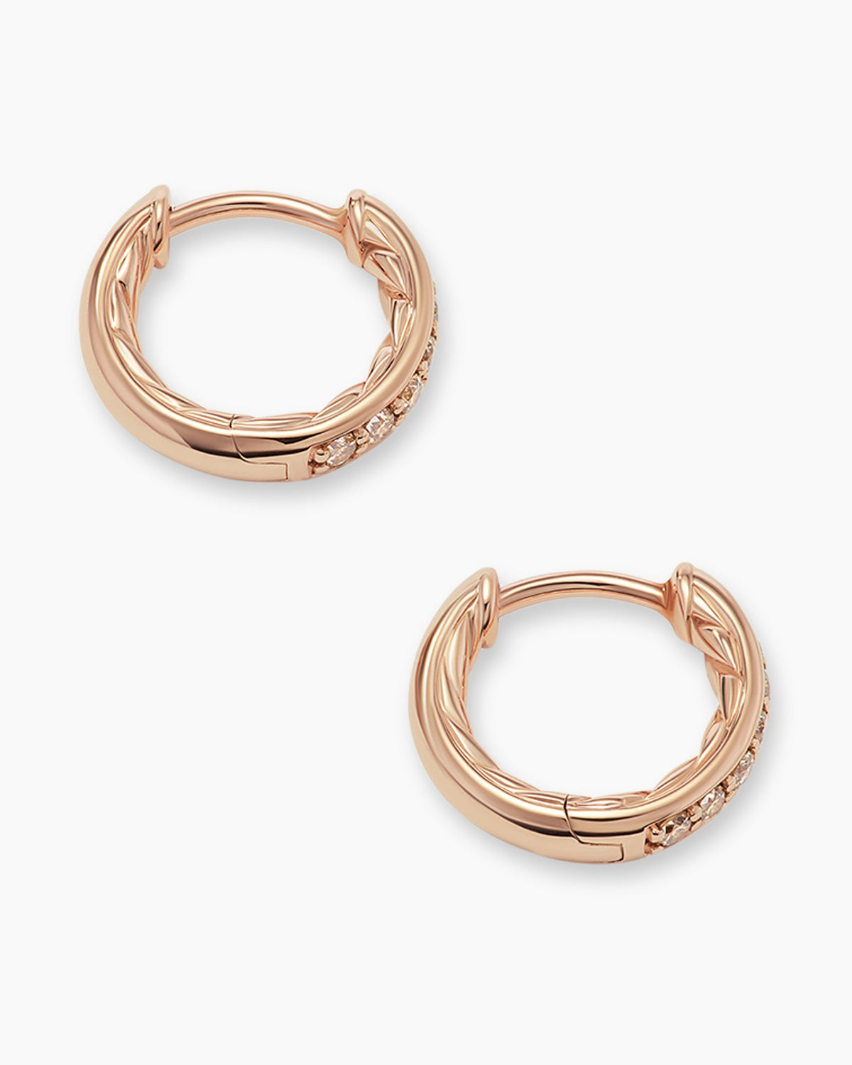 David Yurman Petite Pavé Huggie Hoop Earrings David Yurman Women’s