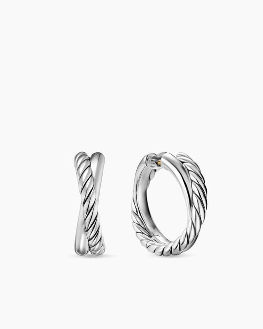 David Yurman Crossover Hoop Earrings David Yurman Women’s