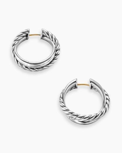 David Yurman Crossover Hoop Earrings David Yurman Women’s