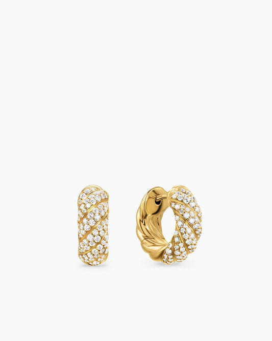 David Yurman Sculpted Cable Hoop Earrings David Yurman Women’s