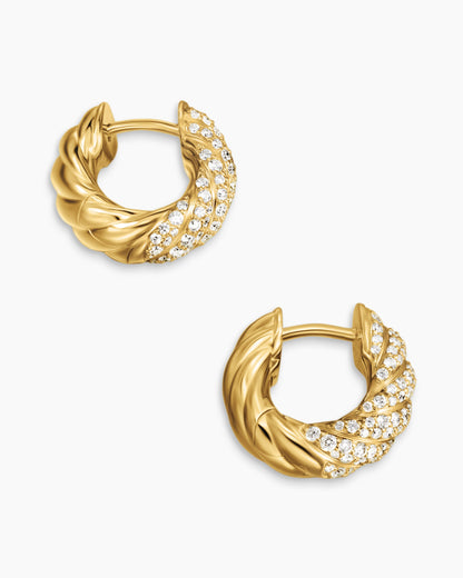 David Yurman Sculpted Cable Hoop Earrings David Yurman Women’s