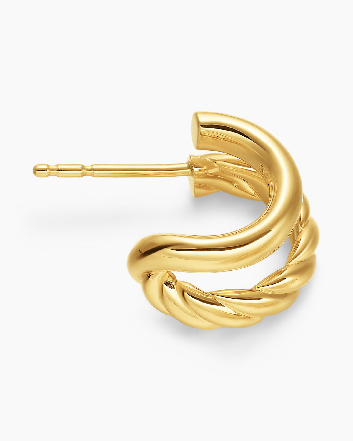 David Yurman DY Mercer Double Hoop Huggie Earrings David Yurman Women’s