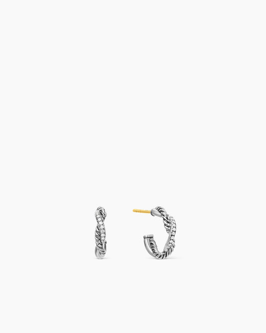 David Yurman Petite Infinity Huggie Hoop Earrings David Yurman Women’s