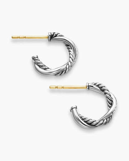 David Yurman Petite Infinity Huggie Hoop Earrings David Yurman Women’s