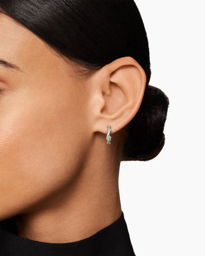 David Yurman Petite Infinity Huggie Hoop Earrings David Yurman Women’s