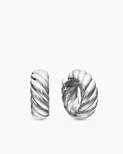 David Yurman Sculpted Cable Hoop Earrings David Yurman Women’s