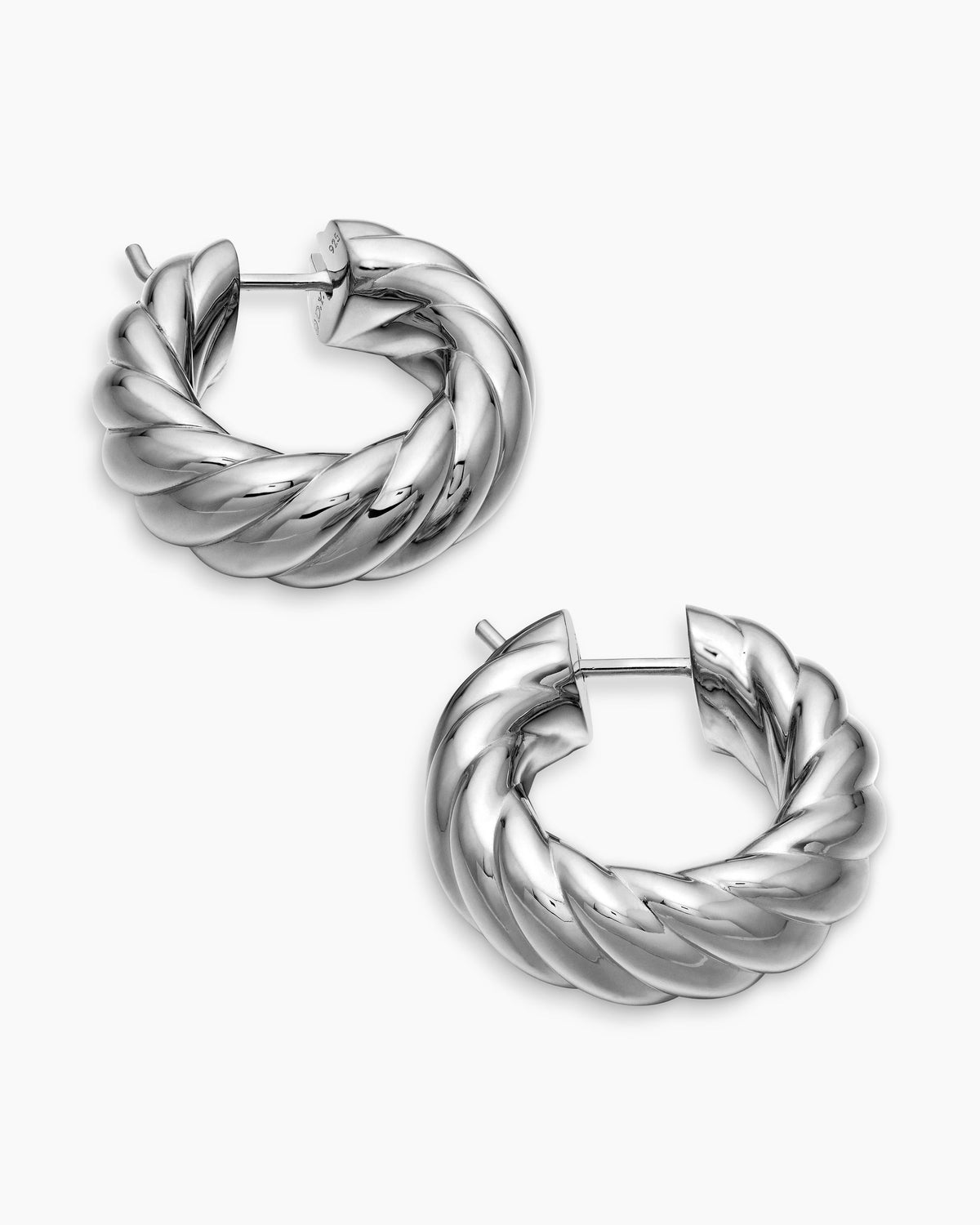 David Yurman Sculpted Cable Hoop Earrings David Yurman Women’s