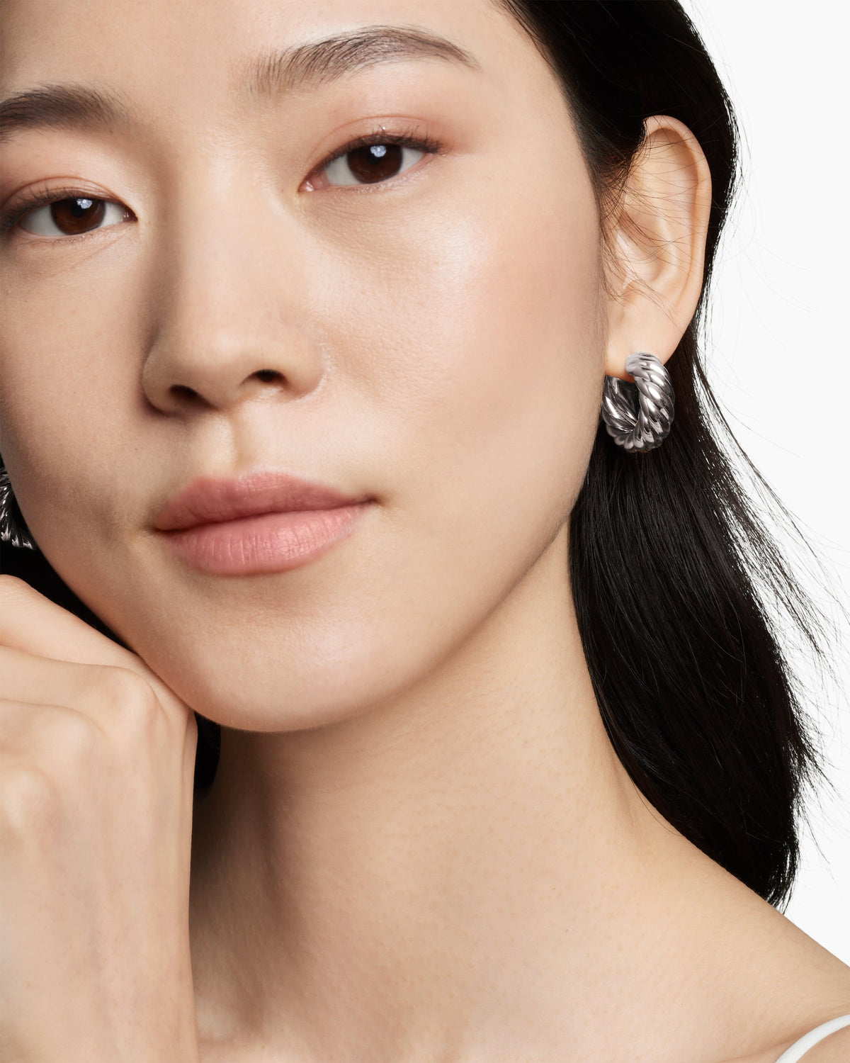 David Yurman Sculpted Cable Hoop Earrings David Yurman Women’s