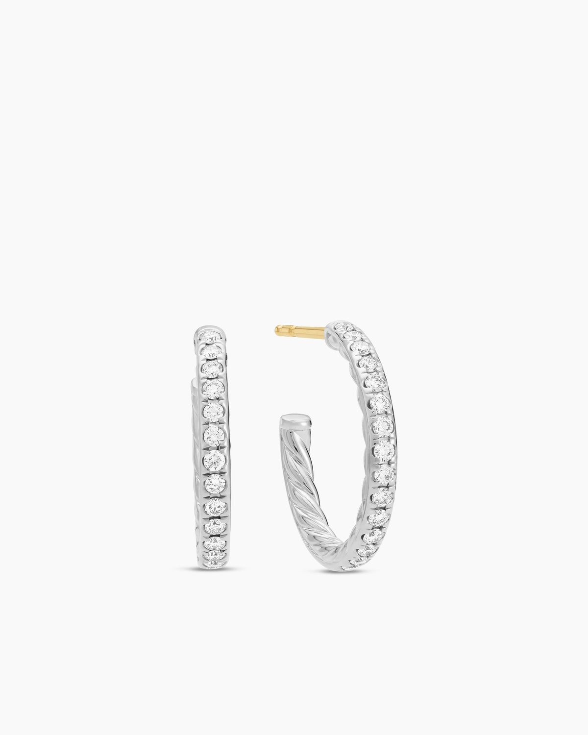 David Yurman Pavé Hoop Earrings David Yurman Women’s