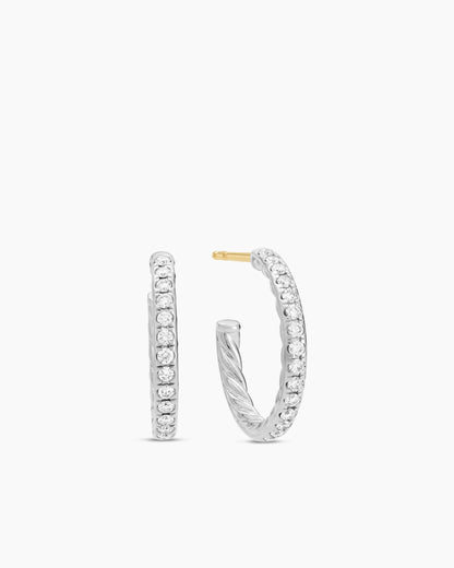 David Yurman Pavé Hoop Earrings David Yurman Women’s