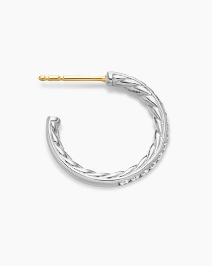 David Yurman Pavé Hoop Earrings David Yurman Women’s