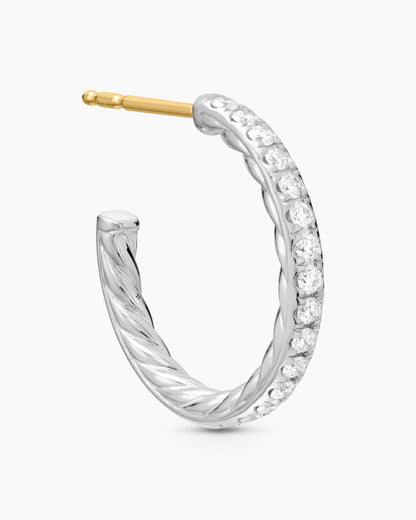 David Yurman Pavé Hoop Earrings David Yurman Women’s