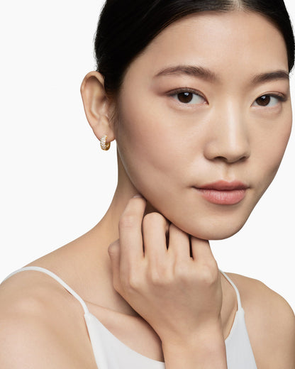 David Yurman DY Mercer Micro Hoop Earrings David Yurman Women’s