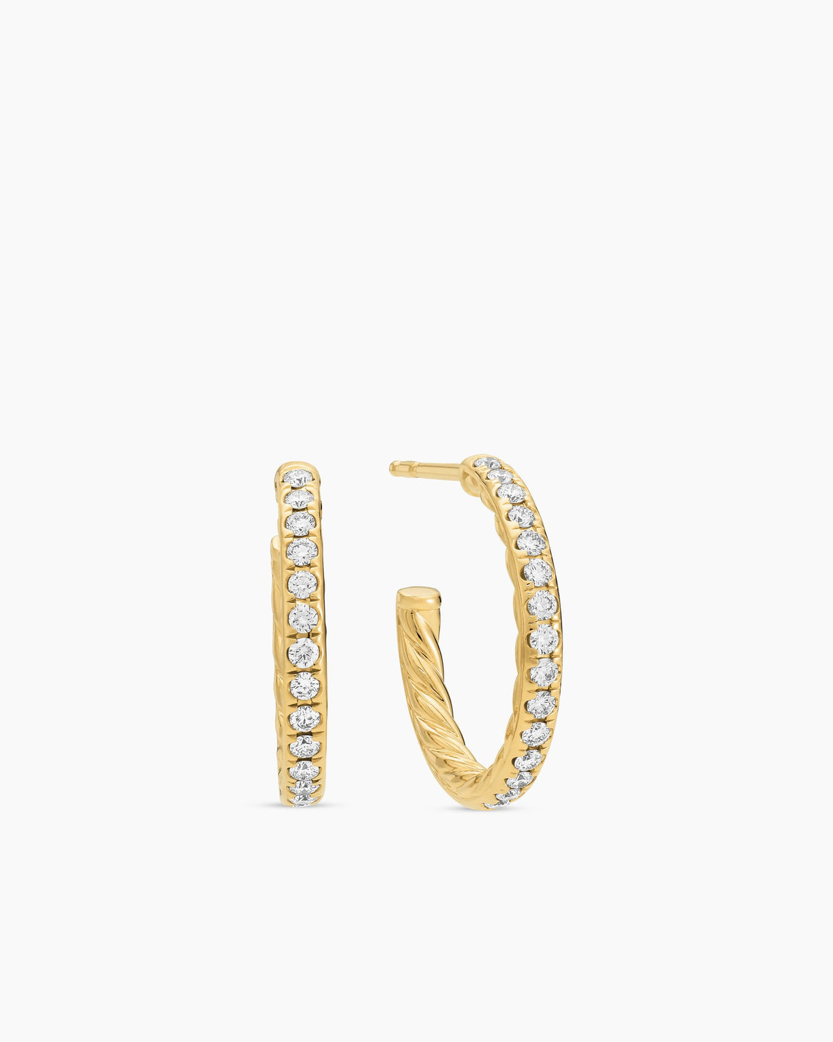 David Yurman Pavé Hoop Earrings David Yurman Women’s