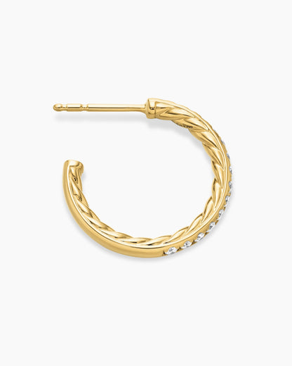 David Yurman Pavé Hoop Earrings David Yurman Women’s