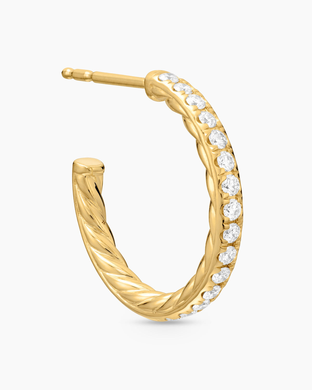 David Yurman Pavé Hoop Earrings David Yurman Women’s