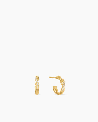 David Yurman Petite Infinity Huggie Hoop Earrings David Yurman Women’s