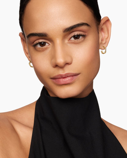 David Yurman Petite Infinity Huggie Hoop Earrings David Yurman Women’s