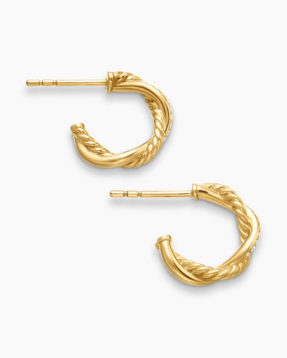 David Yurman Petite Infinity Huggie Hoop Earrings David Yurman Women’s