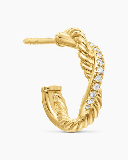 David Yurman Petite Infinity Huggie Hoop Earrings David Yurman Women’s