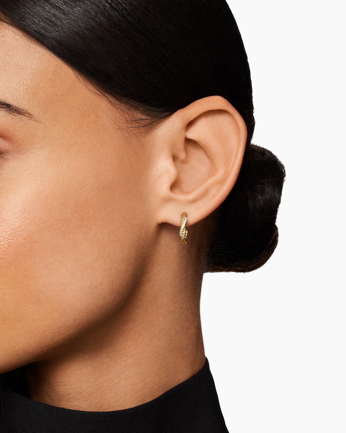 David Yurman Petite Infinity Huggie Hoop Earrings David Yurman Women’s