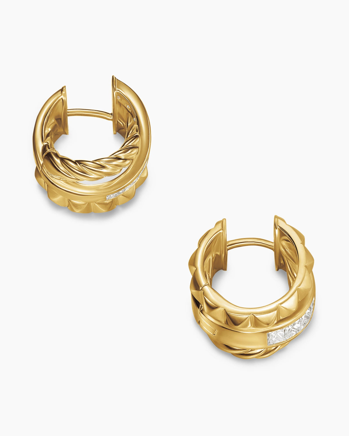 David Yurman Crossover Trio Huggie Hoop Earrings David Yurman Women’s