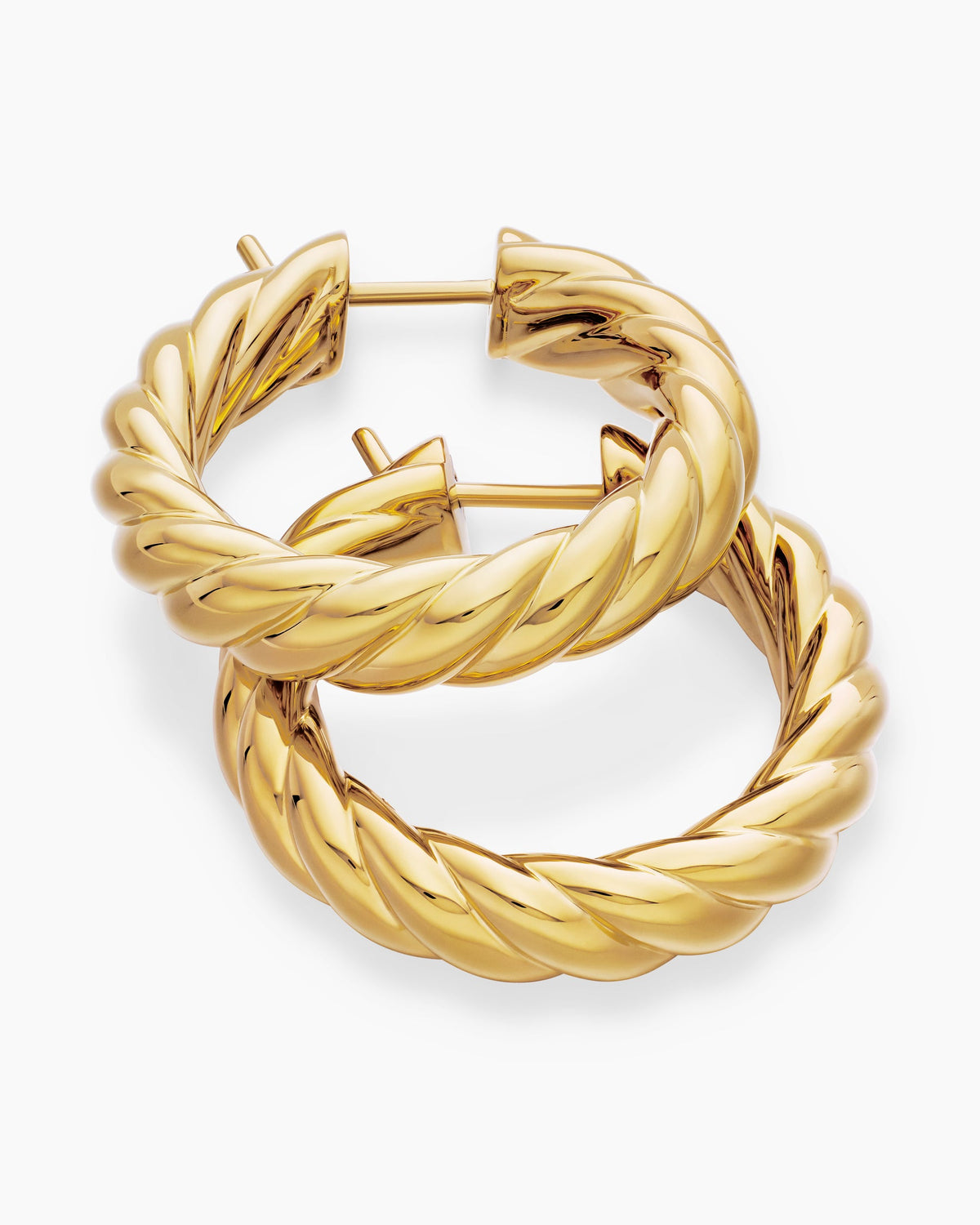 David Yurman Sculpted Cable Hoop Earrings David Yurman Women’s
