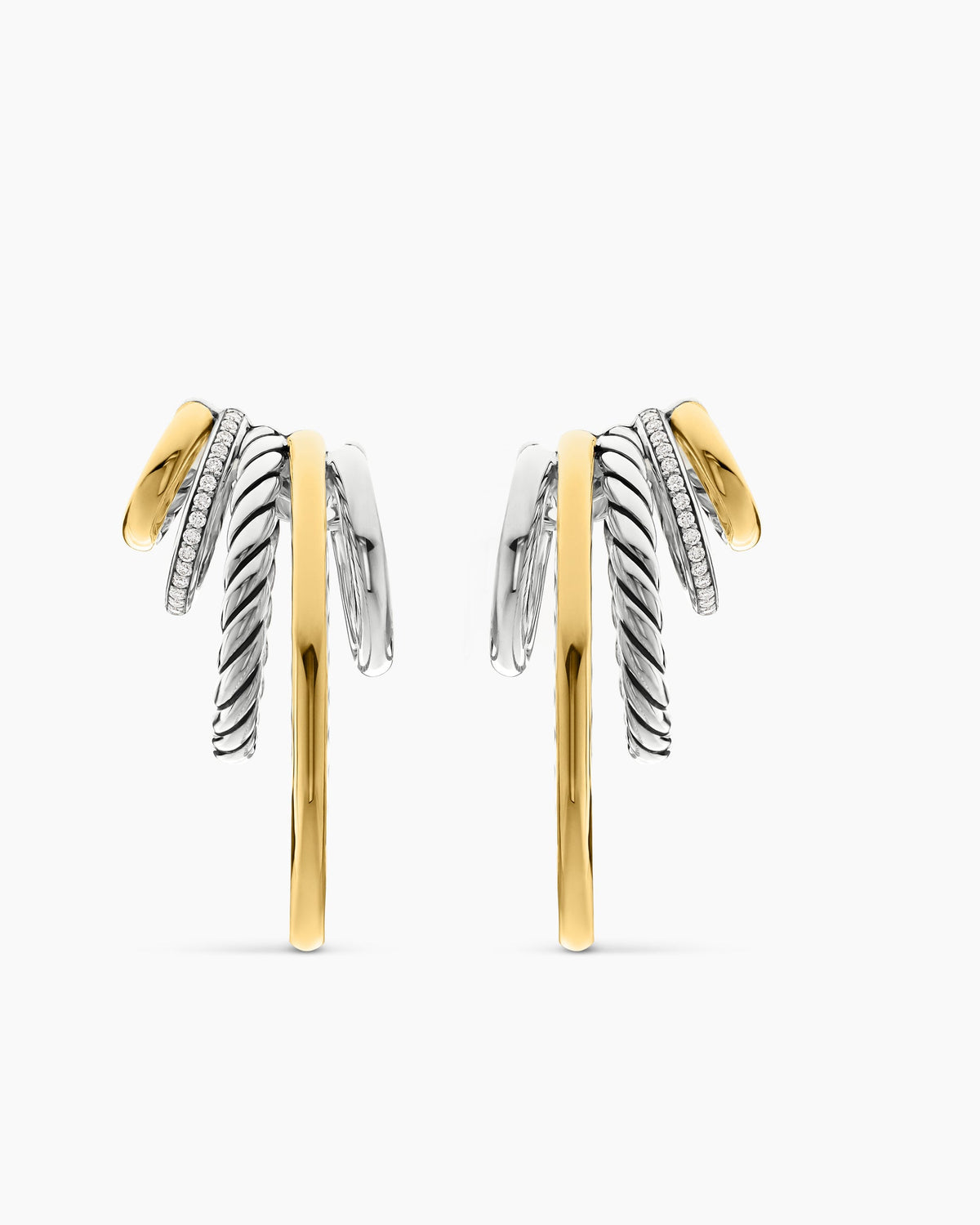 David Yurman DY Mercer Multi Hoop Earrings David Yurman Women’s