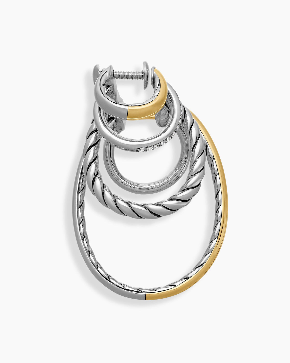 David Yurman DY Mercer Multi Hoop Earrings David Yurman Women’s