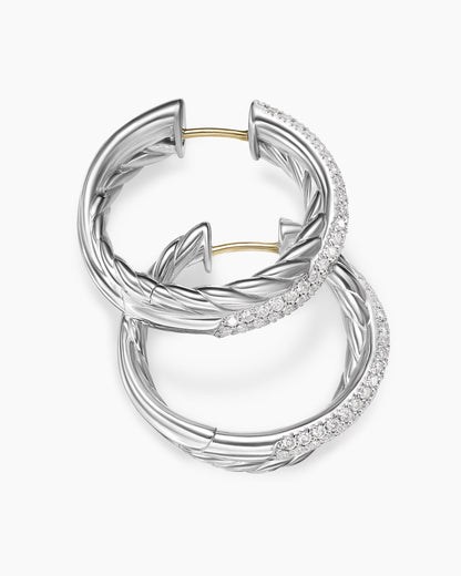 David Yurman Crossover Hoop Earrings David Yurman Women’s