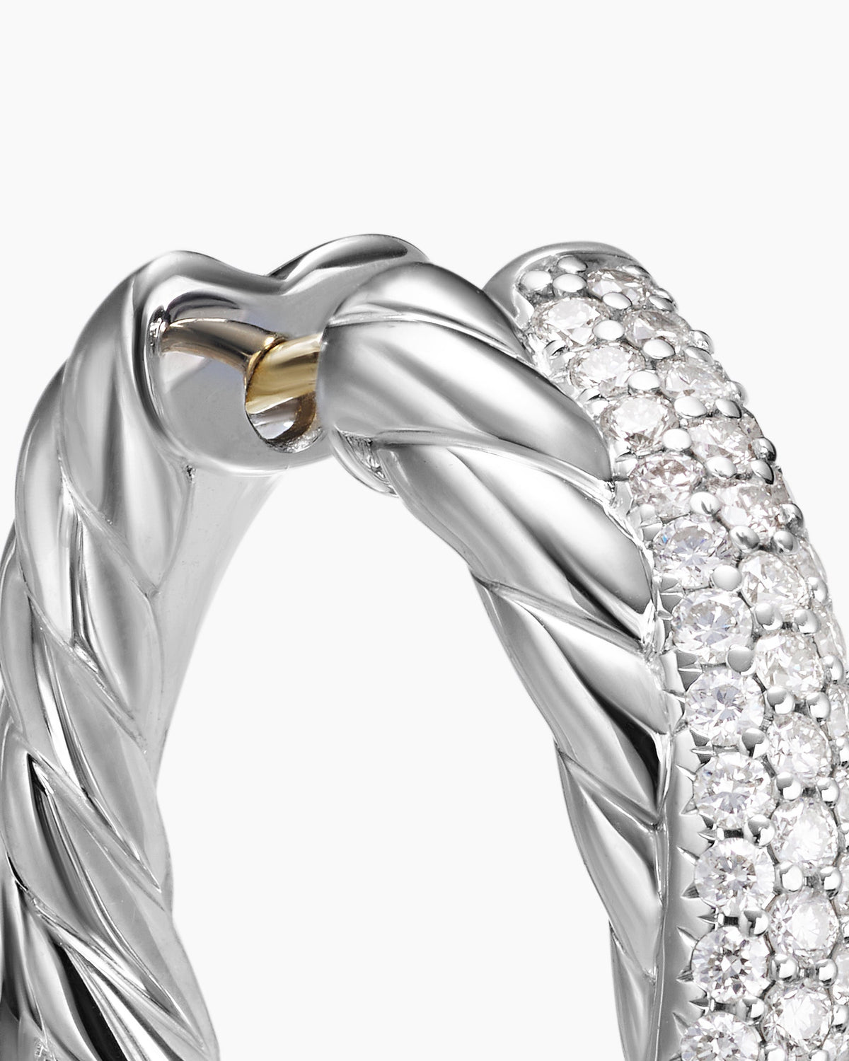 David Yurman Crossover Hoop Earrings David Yurman Women’s