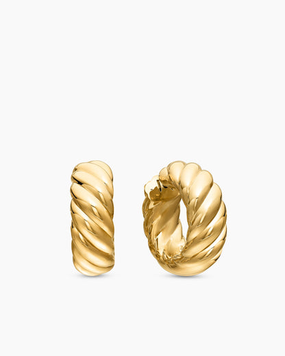 David Yurman Sculpted Cable Hoop Earrings David Yurman Women’s