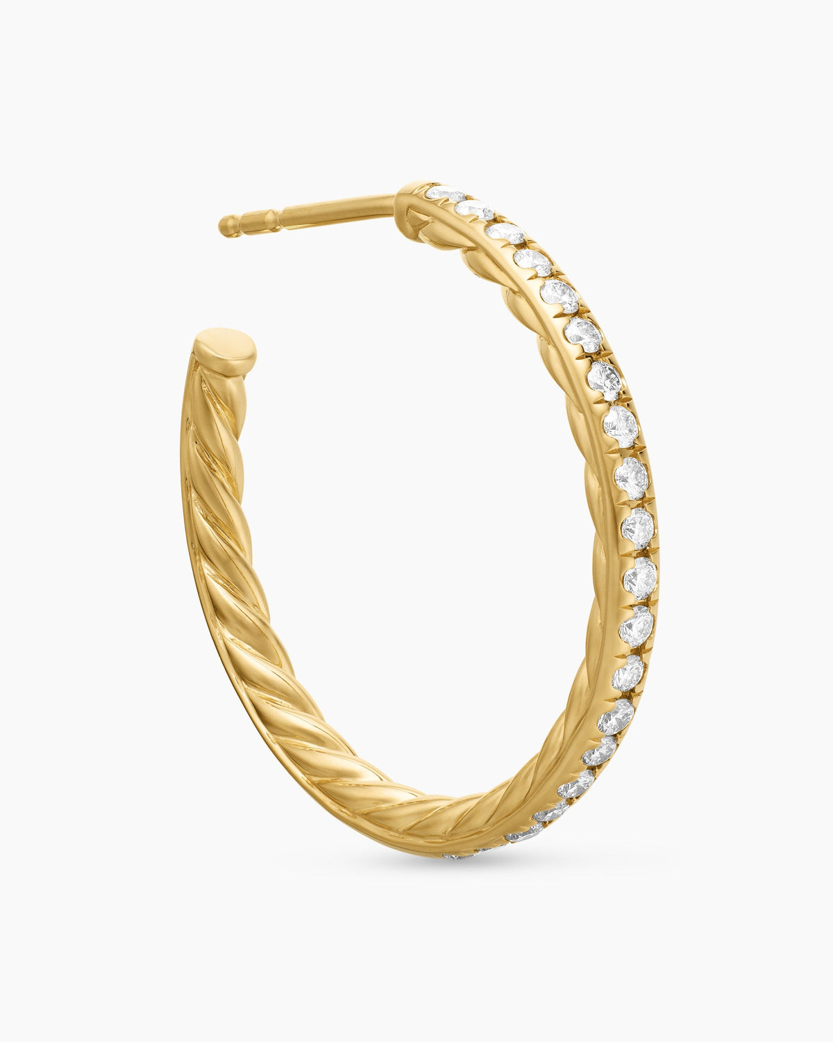 David Yurman Pavé Hoop Earrings David Yurman Women’s