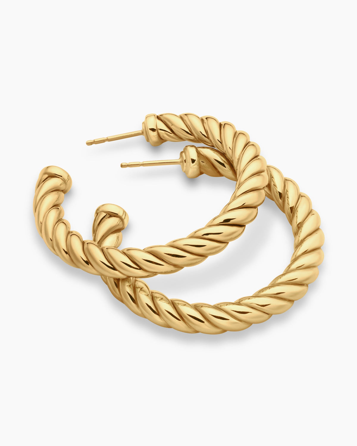 David Yurman Sculpted Cable Hoop Earrings David Yurman Women’s
